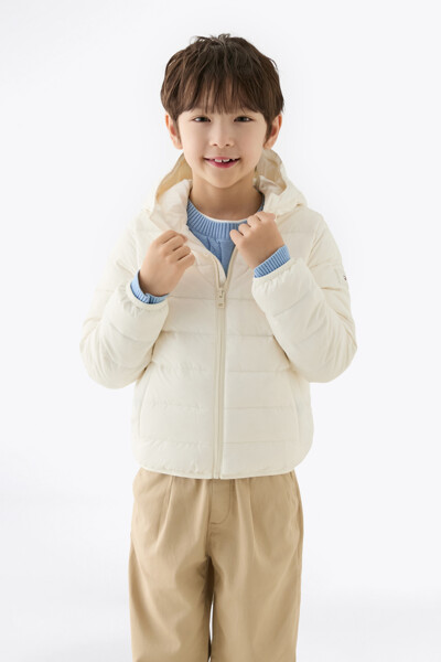 TOMMY HILFIGER KIDS [UNISEX] 후디 라이트 다운