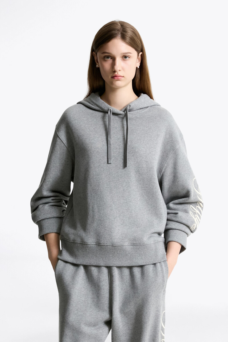 TOMMY HILFIGER WOMEN 스크립트 모던 테리 후디