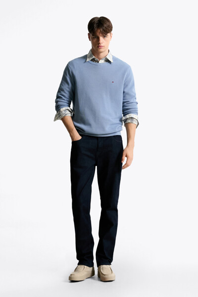 TOMMY HILFIGER MEN 브러시 다크 그레이 데님 팬츠
