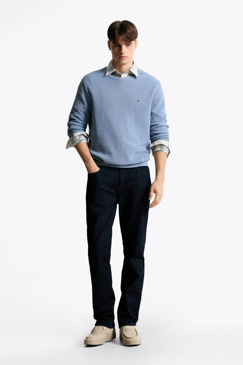 TOMMY HILFIGER MEN 브러시 다크 그레이 데님 팬츠