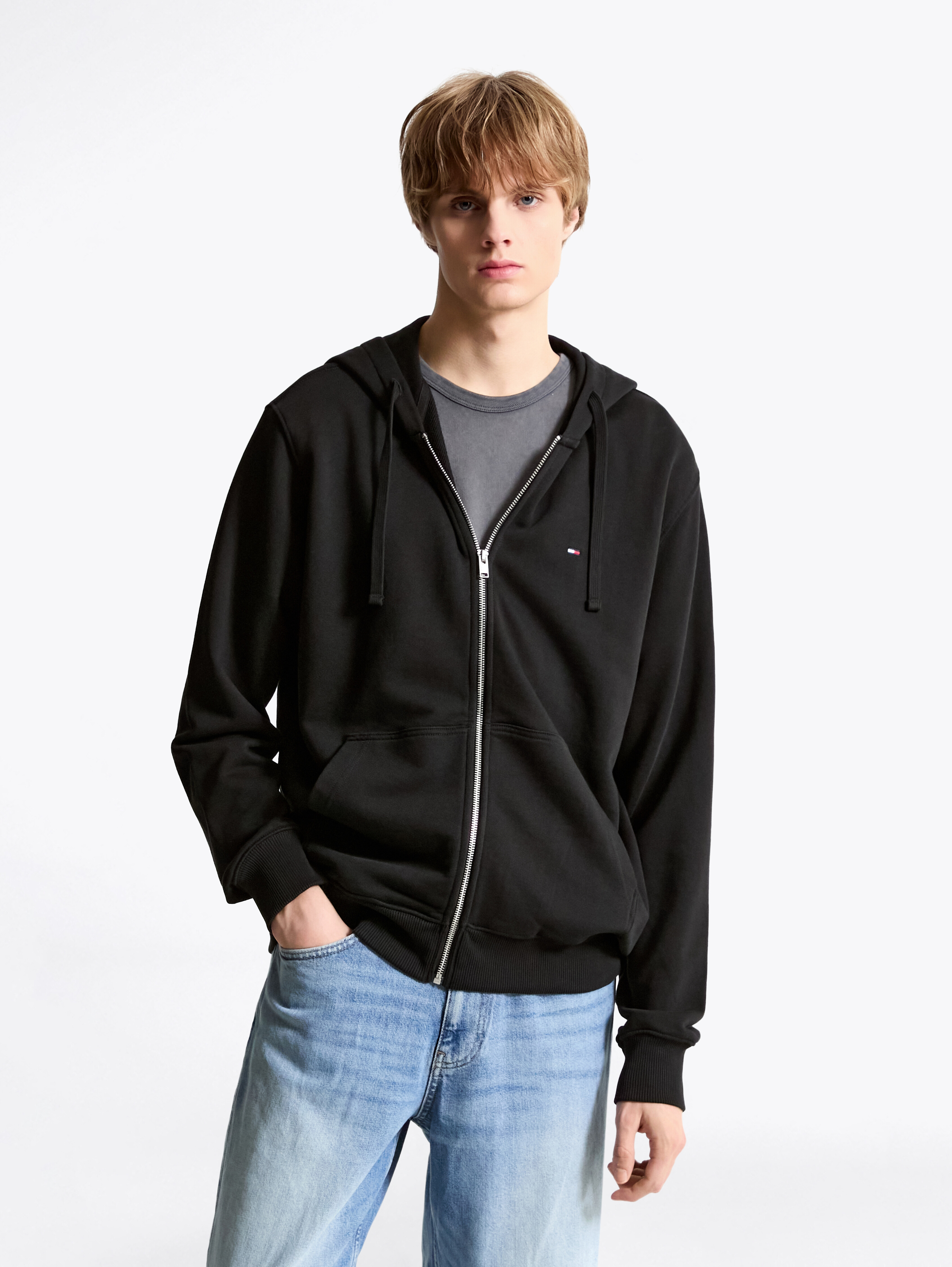 타미진스 릴렉스 플래그 후드집업