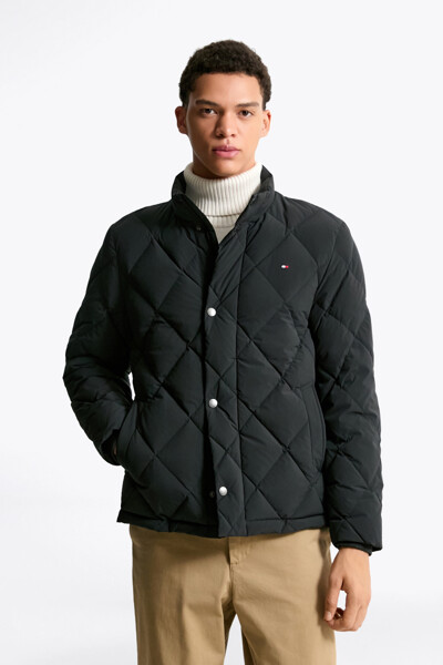 TOMMY HILFIGER MEN 다이아몬드 퀼팅 구스다운