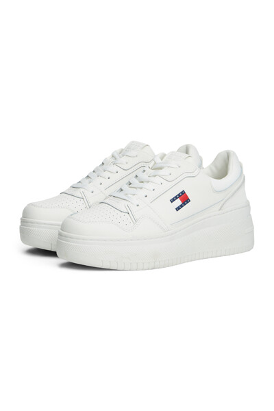 TOMMY SHOES 메그 플랫폼 레더 스니커즈