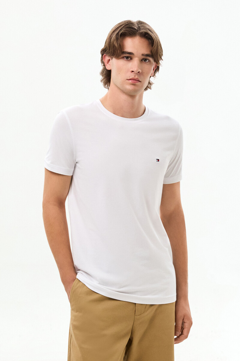 TOMMY HILFIGER MEN 코어 스트레치 슬림 크루넥 티셔츠