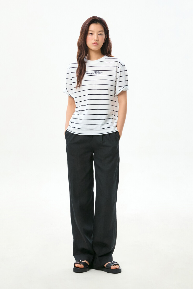 TOMMY HILFIGER WOMEN 루즈 밴딩 팬츠