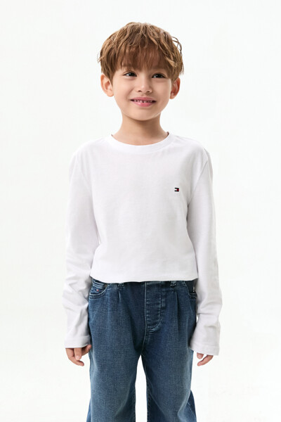 TOMMY HILFIGER KIDS 2PACK 긴팔 티셔츠 (화이트)