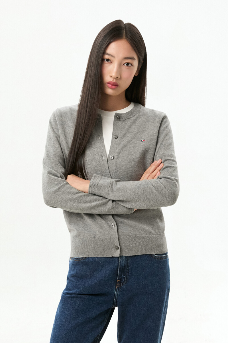 TOMMY HILFIGER WOMEN 코튼 저지 가디건