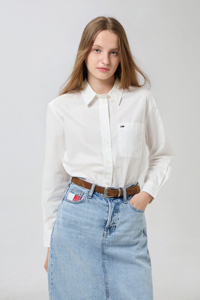 TOMMY JEANS 릴렉스 핏 에센셜 셔츠