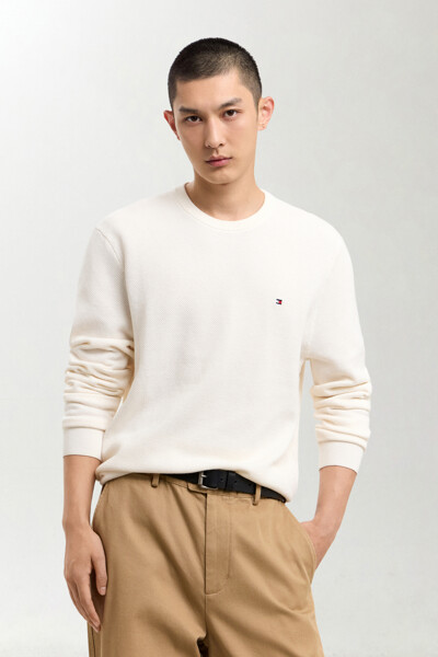 TOMMY HILFIGER MEN 에센셜 스트럭처 크루넥 니트
