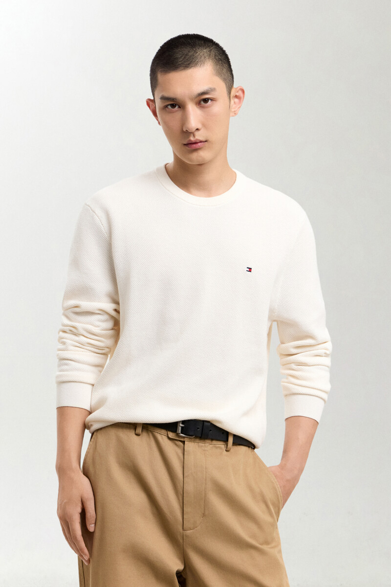 TOMMY HILFIGER MEN 에센셜 스트럭처 크루넥 니트