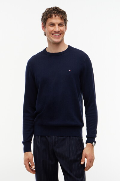 TOMMY HILFIGER MEN 레귤러 핏 캐시미어 크루넥 니트