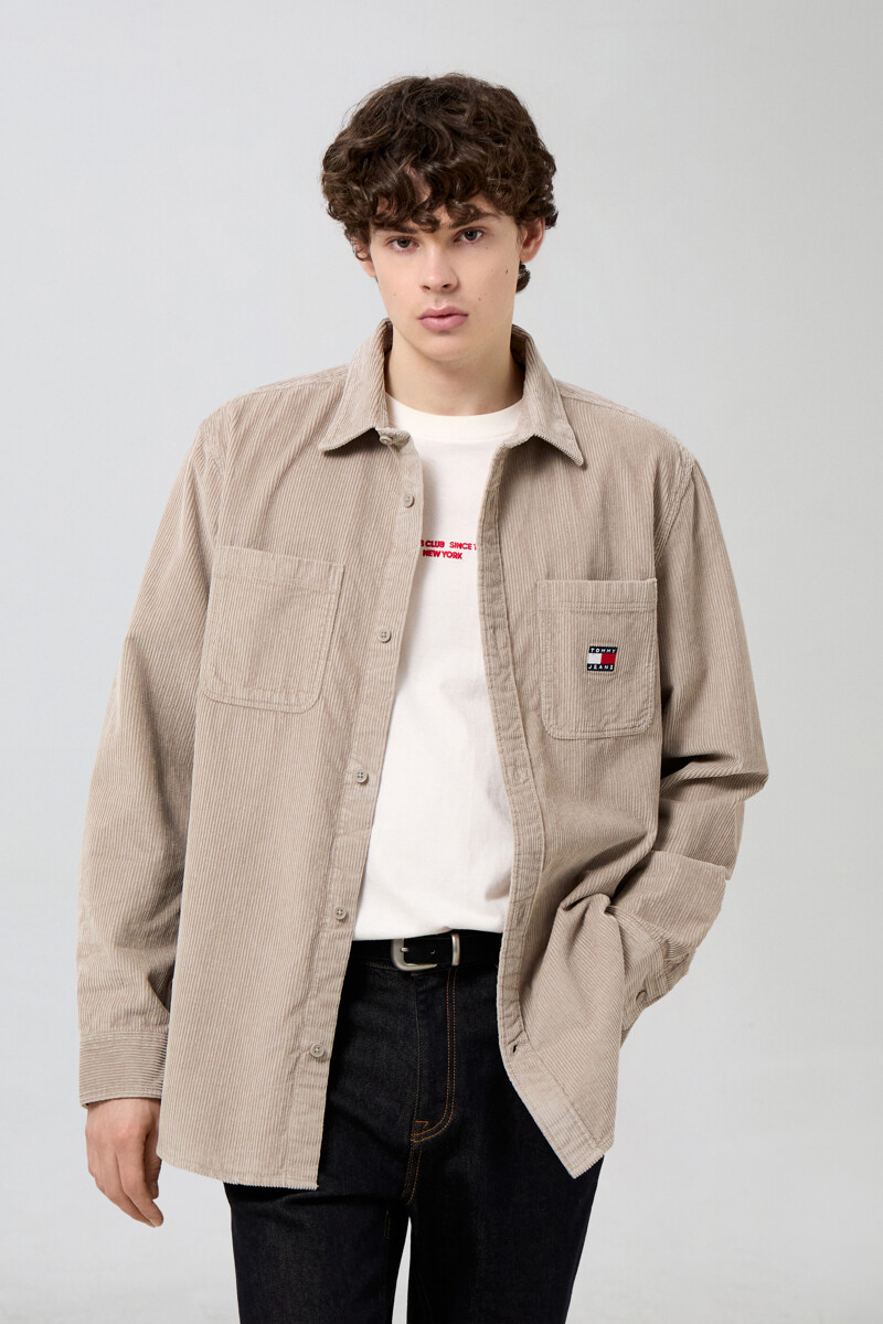 TOMMY JEANS 릴렉스 핏 코듀로이 셔츠