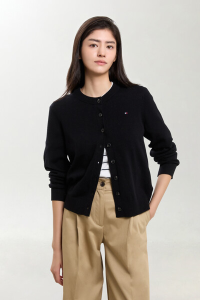 TOMMY HILFIGER WOMEN 캐시미어 블렌드 클래식 가디건