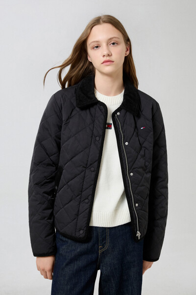 TOMMY JEANS 라이트 퀼팅 다운 재킷