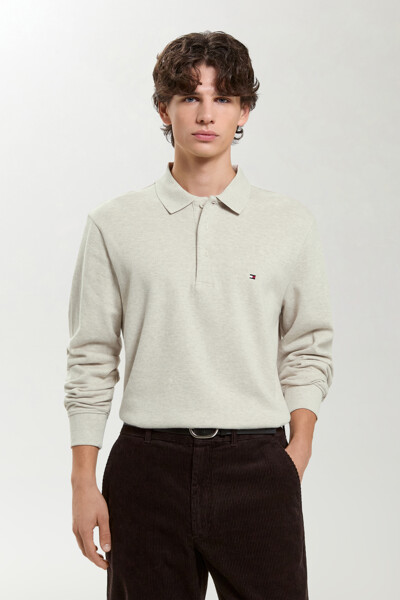 TOMMY HILFIGER MEN 프렌치 립 롱슬리브 폴로 셔츠