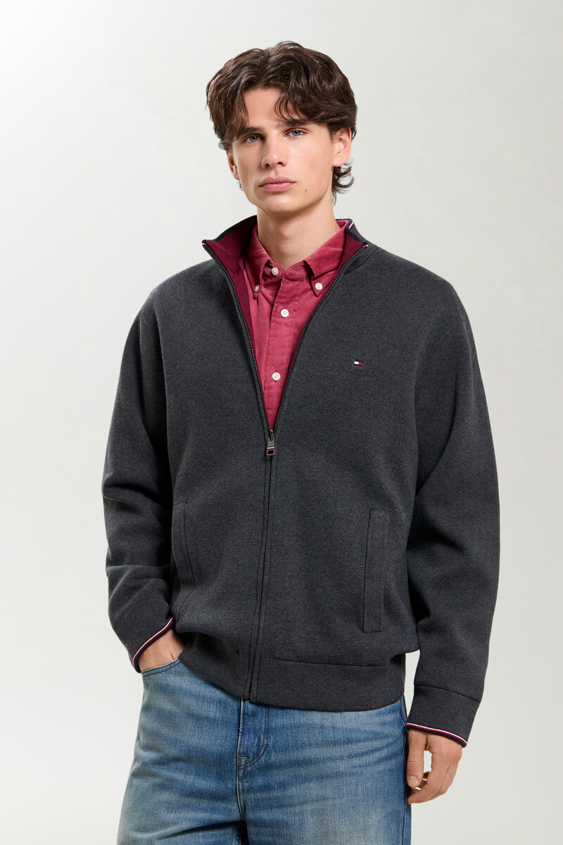 TOMMY HILFIGER MEN 믹스 미디어 리버시블 집업 가디건
