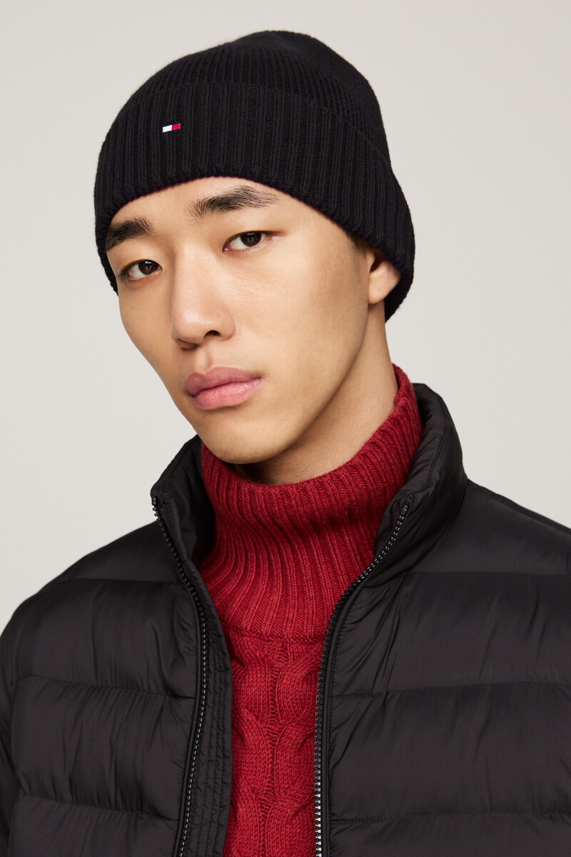 TOMMY HILFIGER MEN 플래그 코튼 블렌드 비니