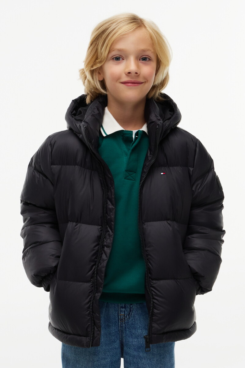 TOMMY HILFIGER KIDS 에센셜 다운 페더 믹스 재킷