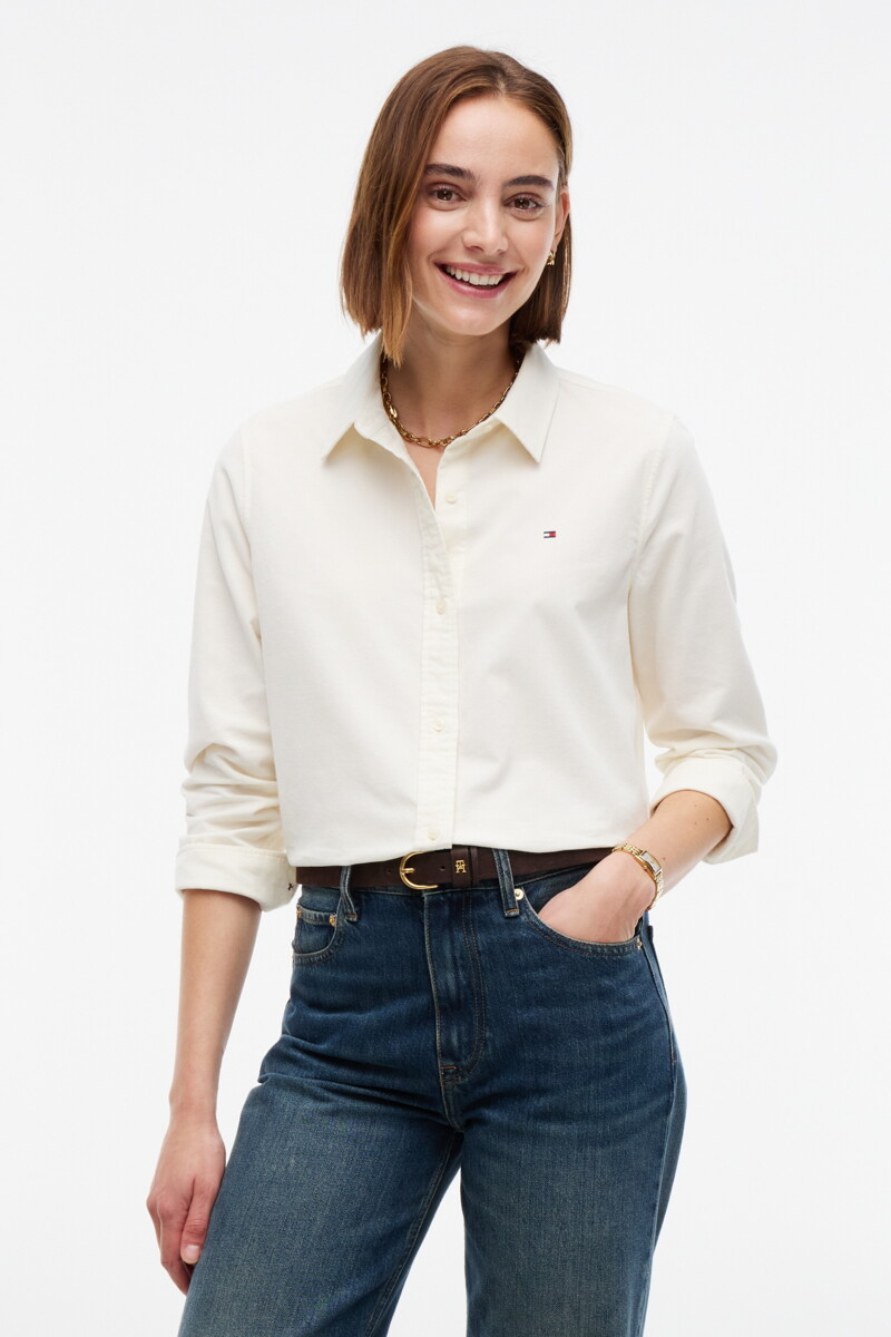 TOMMY HILFIGER WOMEN 세골 코듀로이 릴렉스 핏 셔츠